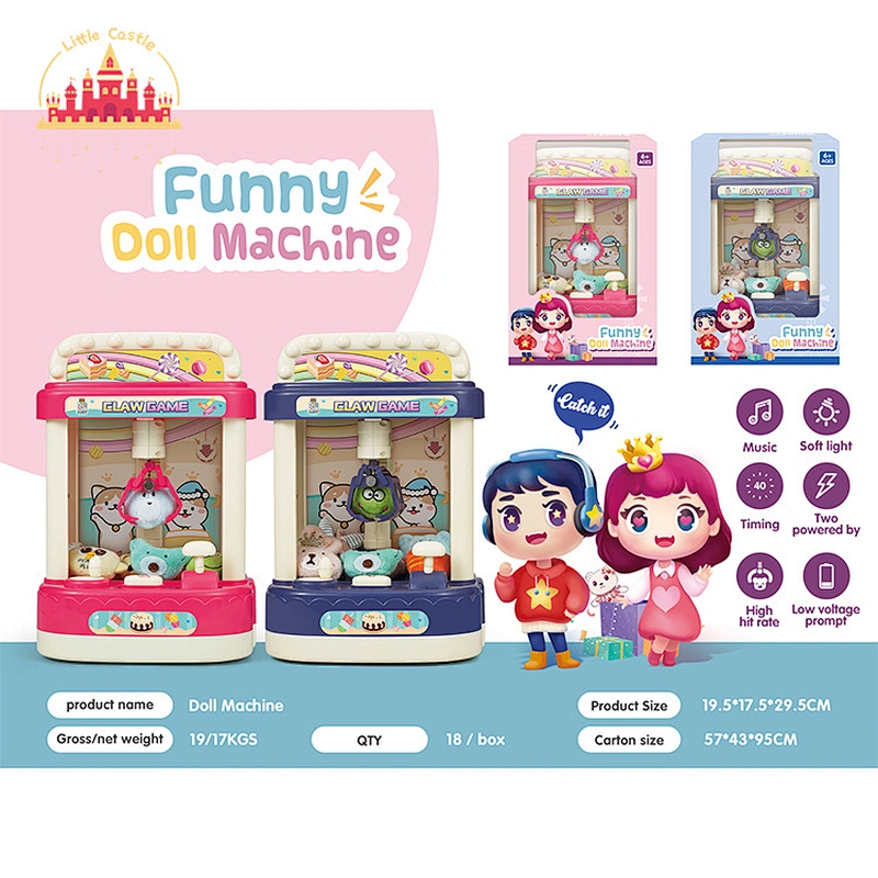 Kids Children Doll Machine Mini Claw Machine Crane Game Toys with Music & Light SL06C012